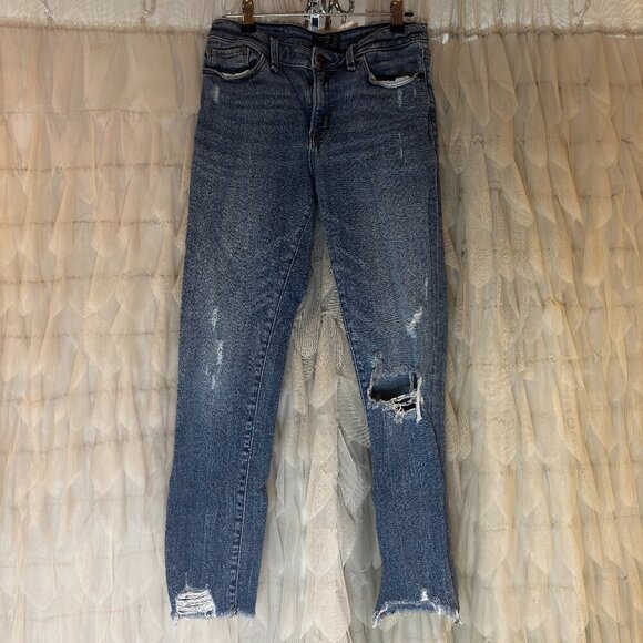 Abercrombie & Fitch Harper Low Rise Ankle Jeans Size 27 - Picture 6 of 8
